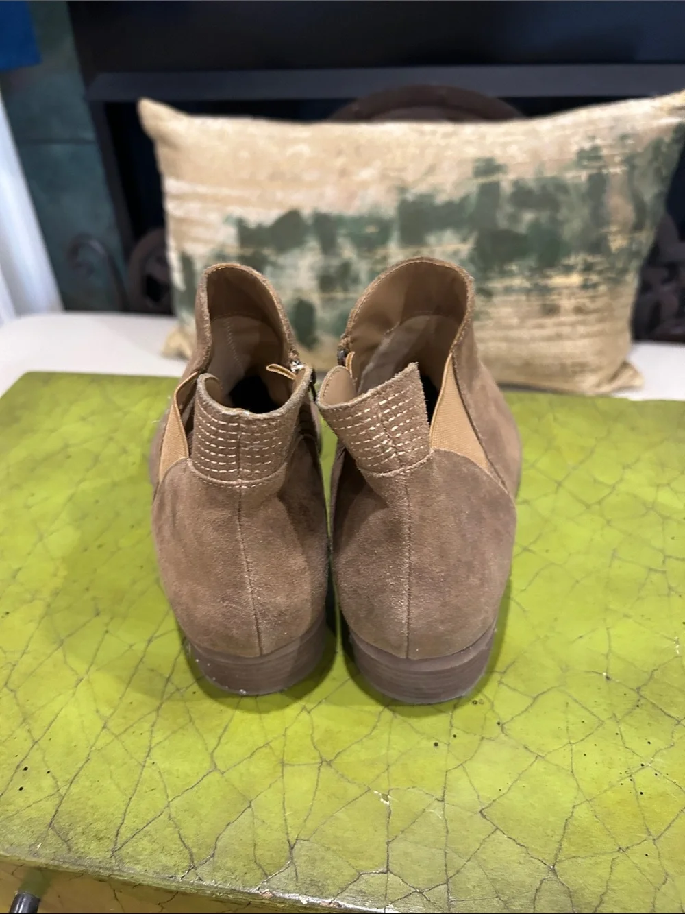 Vanelli Brown Suede Ankle Boots 8.5